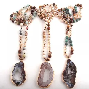 Druze Stone Necklaces collection