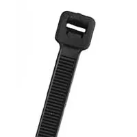 11.8" Cable Ties, 50 LB, Black, 1000 pack