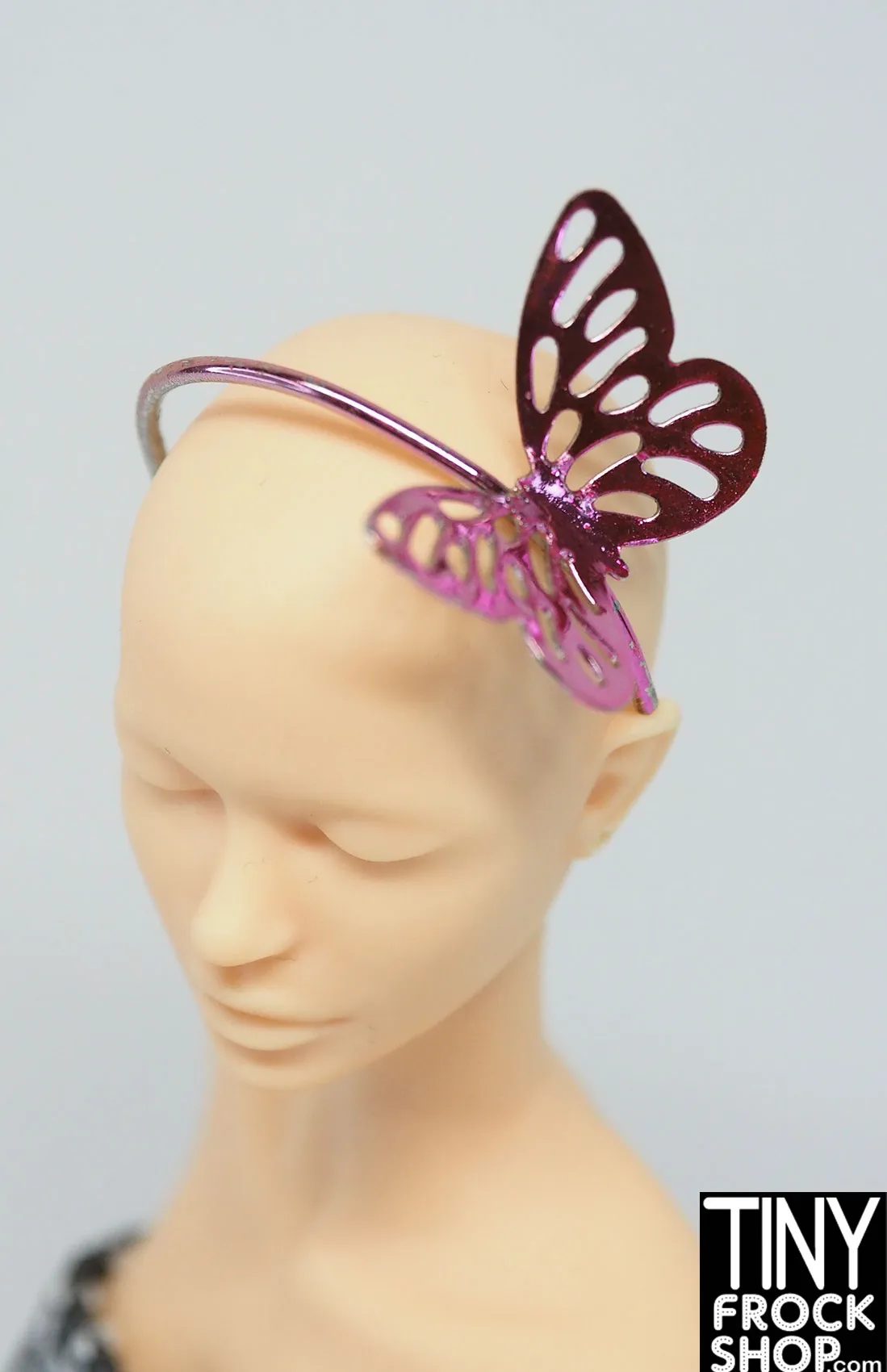 12" Fashion Doll Metal Color Butterfly Headbands by Pam Maness - More Colors