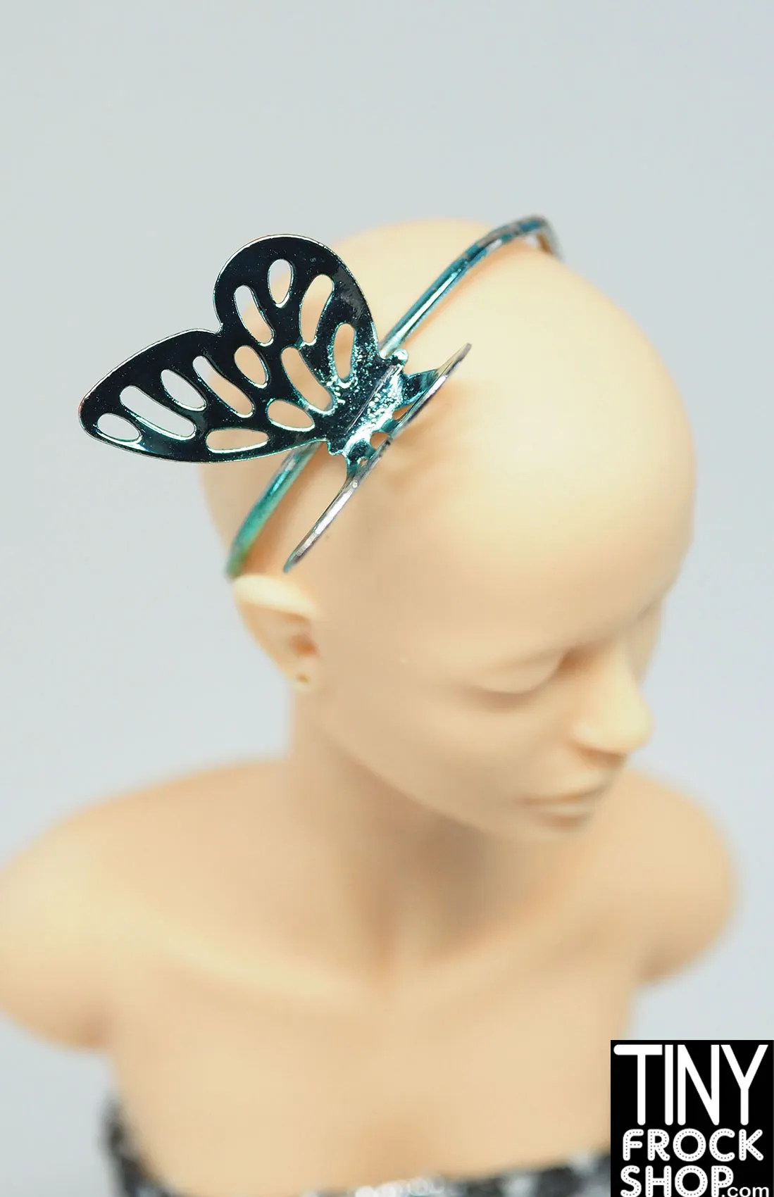 12" Fashion Doll Metal Color Butterfly Headbands by Pam Maness - More Colors