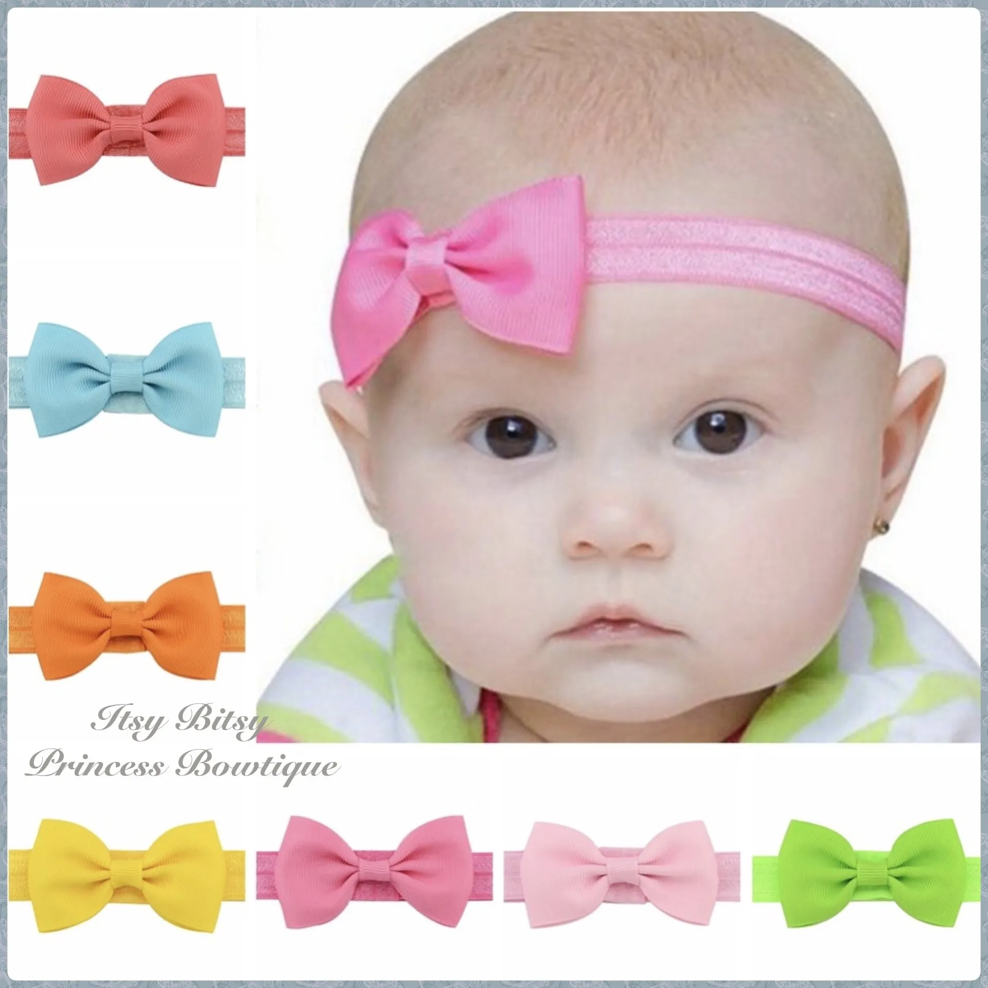 2.5 Inch Mini bow headbands