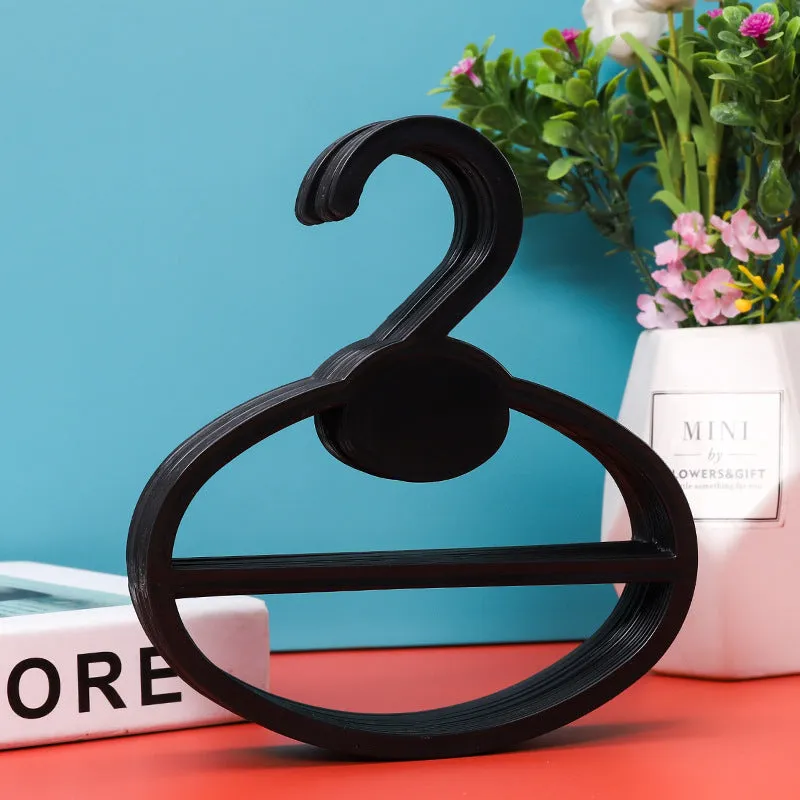 5508#13CM  Scarf rack hanger clothing store display scarf circle plastic scarf towel clothes hook thick storage rack