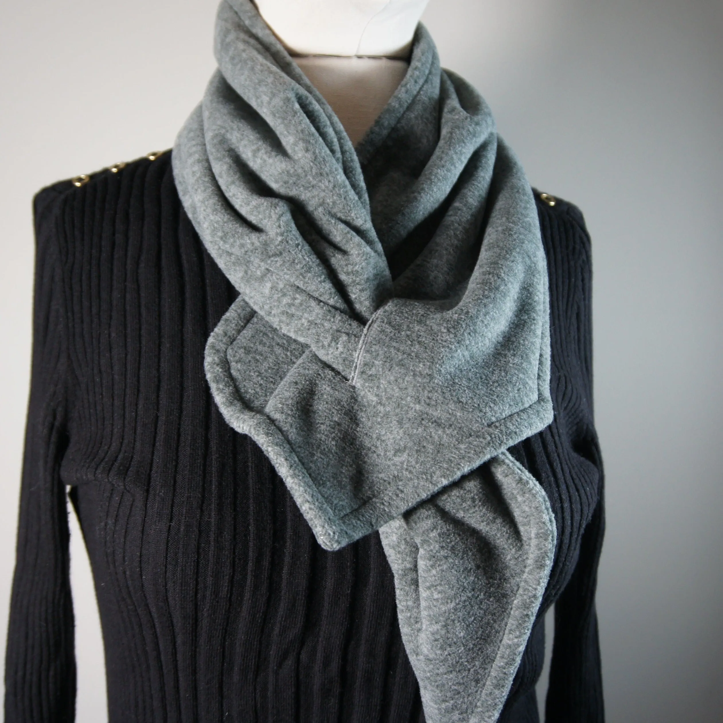 Accessories - Scarves - Tailored - Heather Gray