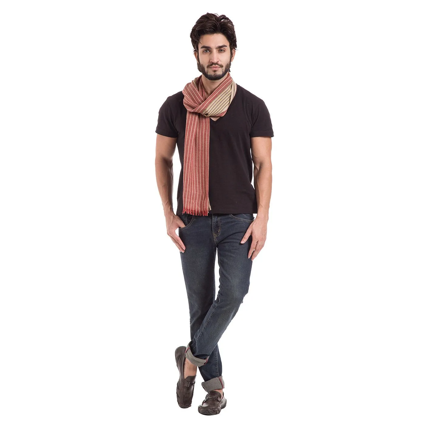 Acclaim Maroon Woolen Muffler