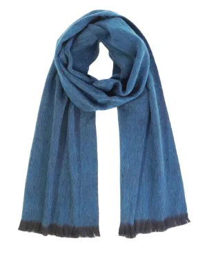 Alpaca Scarf in Blue Stone