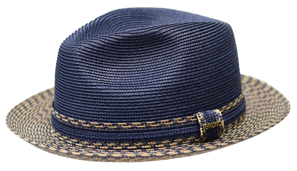 Antonio Braid Straw Fedora by Bruno Capelo Hats