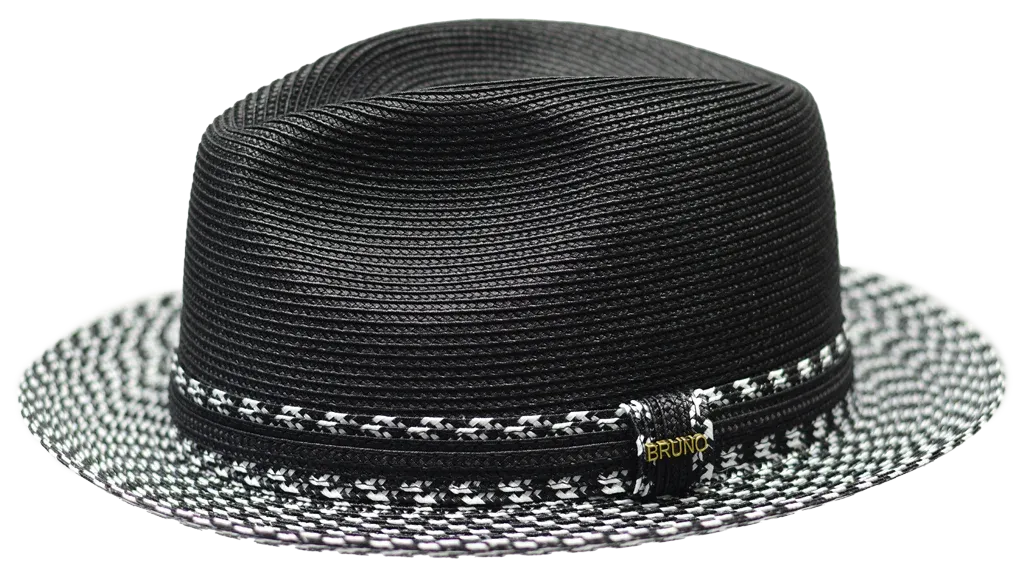 Antonio Braid Straw Fedora by Bruno Capelo Hats