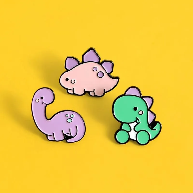 Baby Dino Enamel Pins