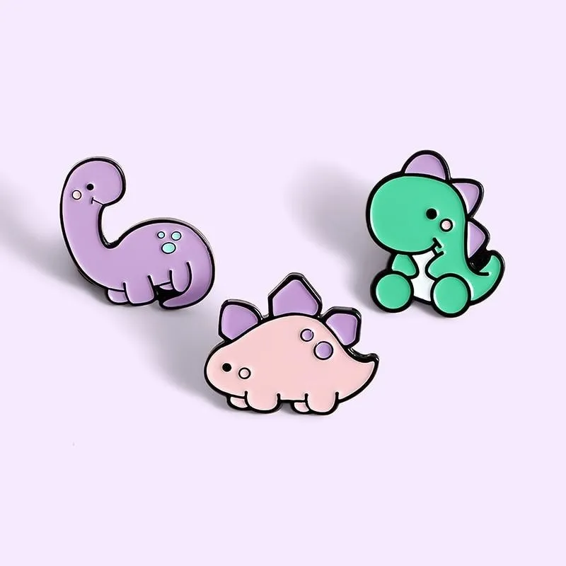 Baby Dino Enamel Pins