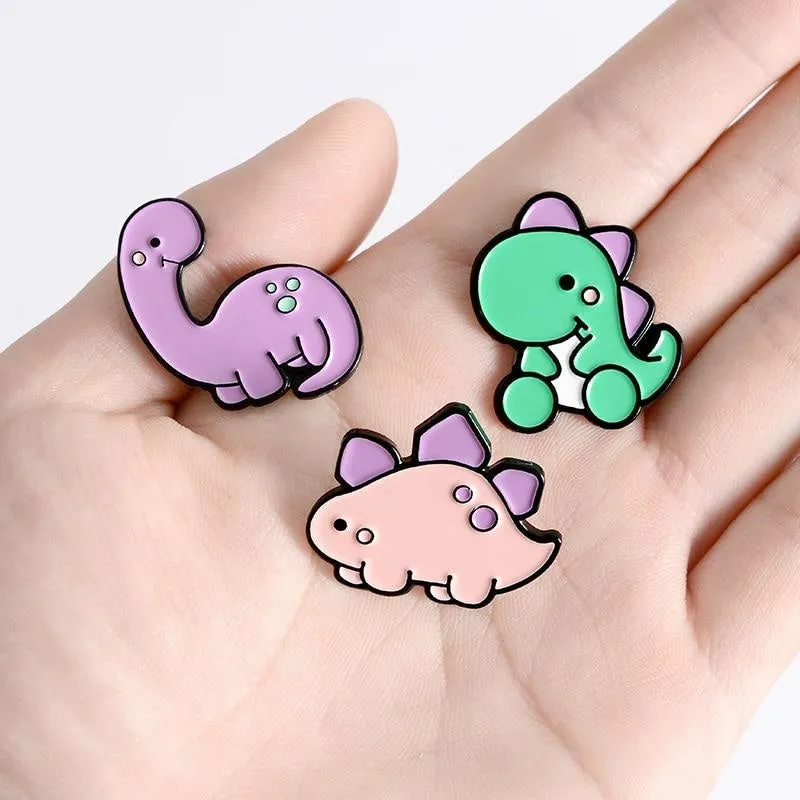 Baby Dino Enamel Pins