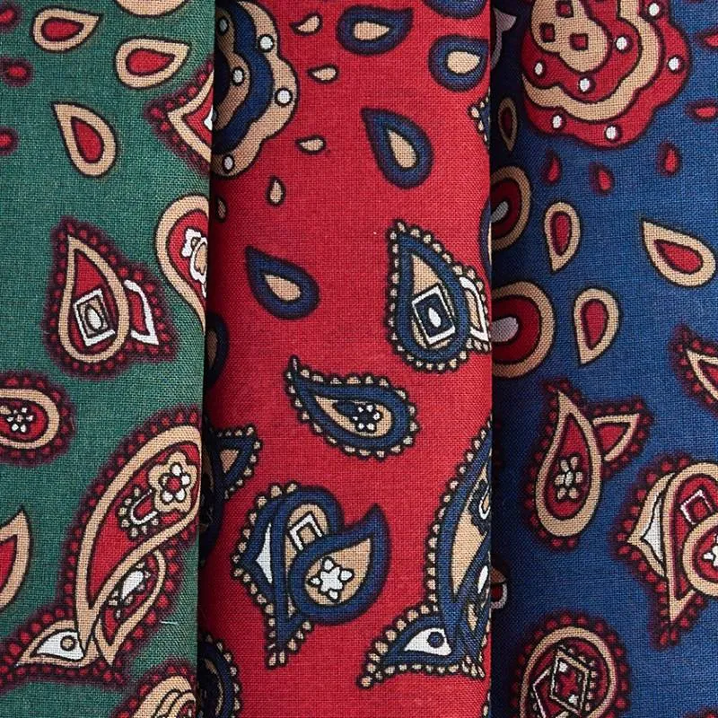 Barbour Handkerchiefs (Set Of 3 Paisley) - Red/Green/Navy