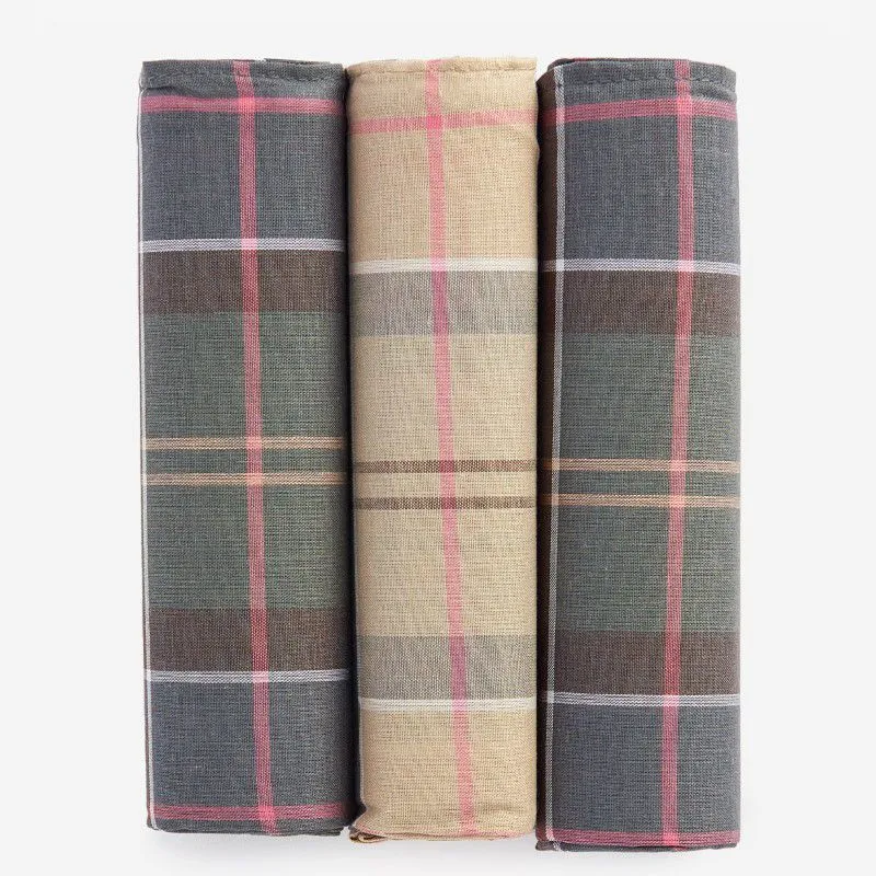 Barbour Handkerchiefs (Set Of 3) - Tartan