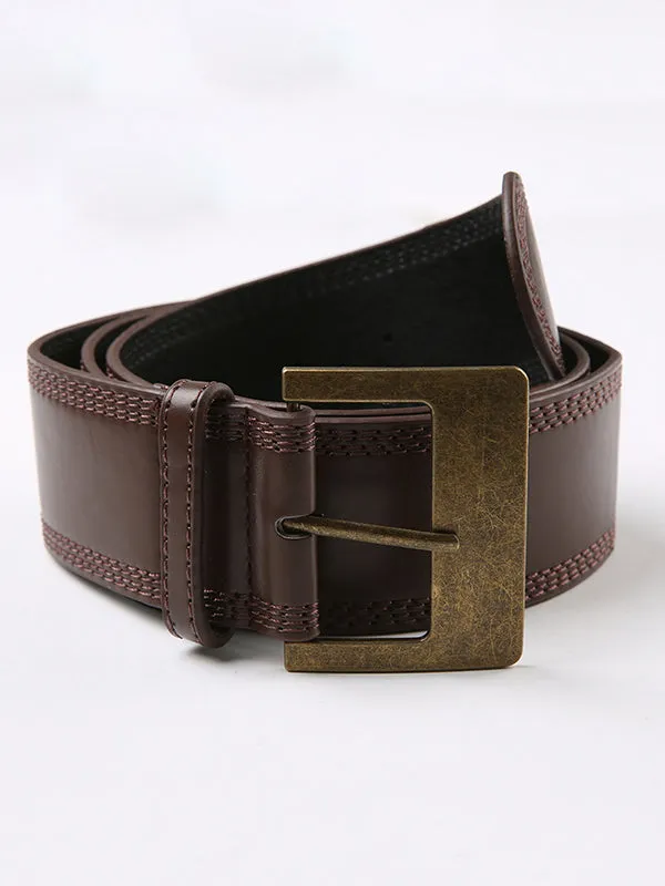 Belt Buckle Geometric Belts