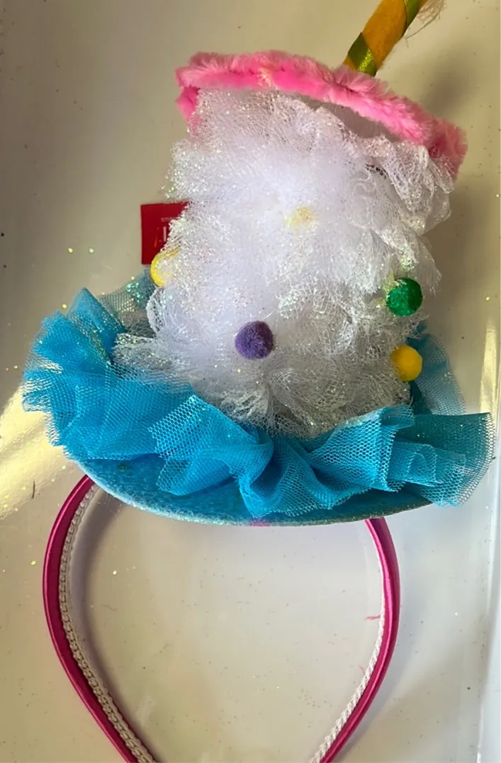 Birthday cake headband