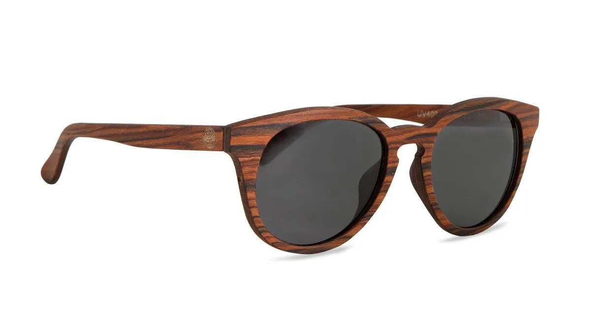 Chanj Sunglasses Byron Sustainable Sunglasses Handcrafted FSC Wood