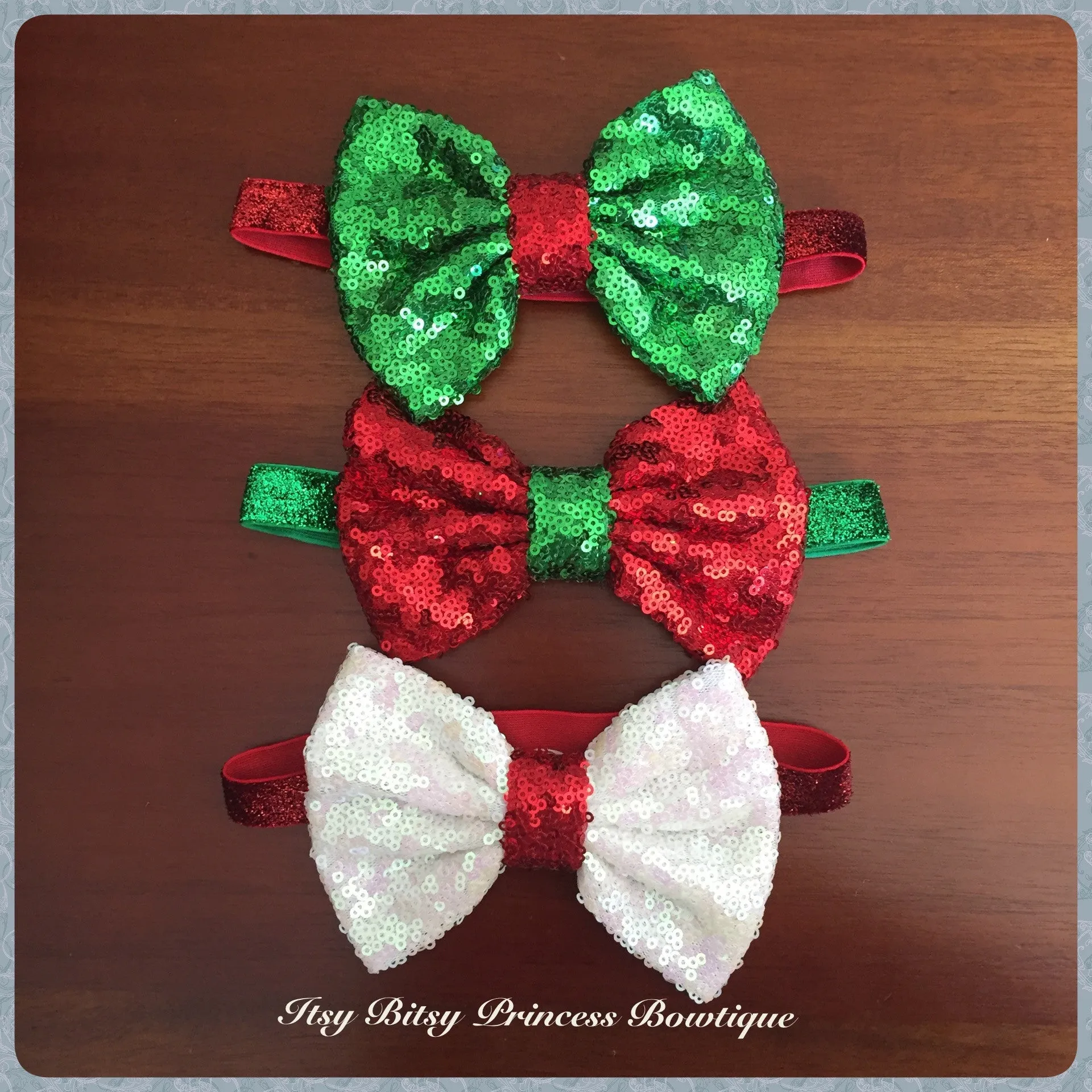 Christmas Sparkle bows