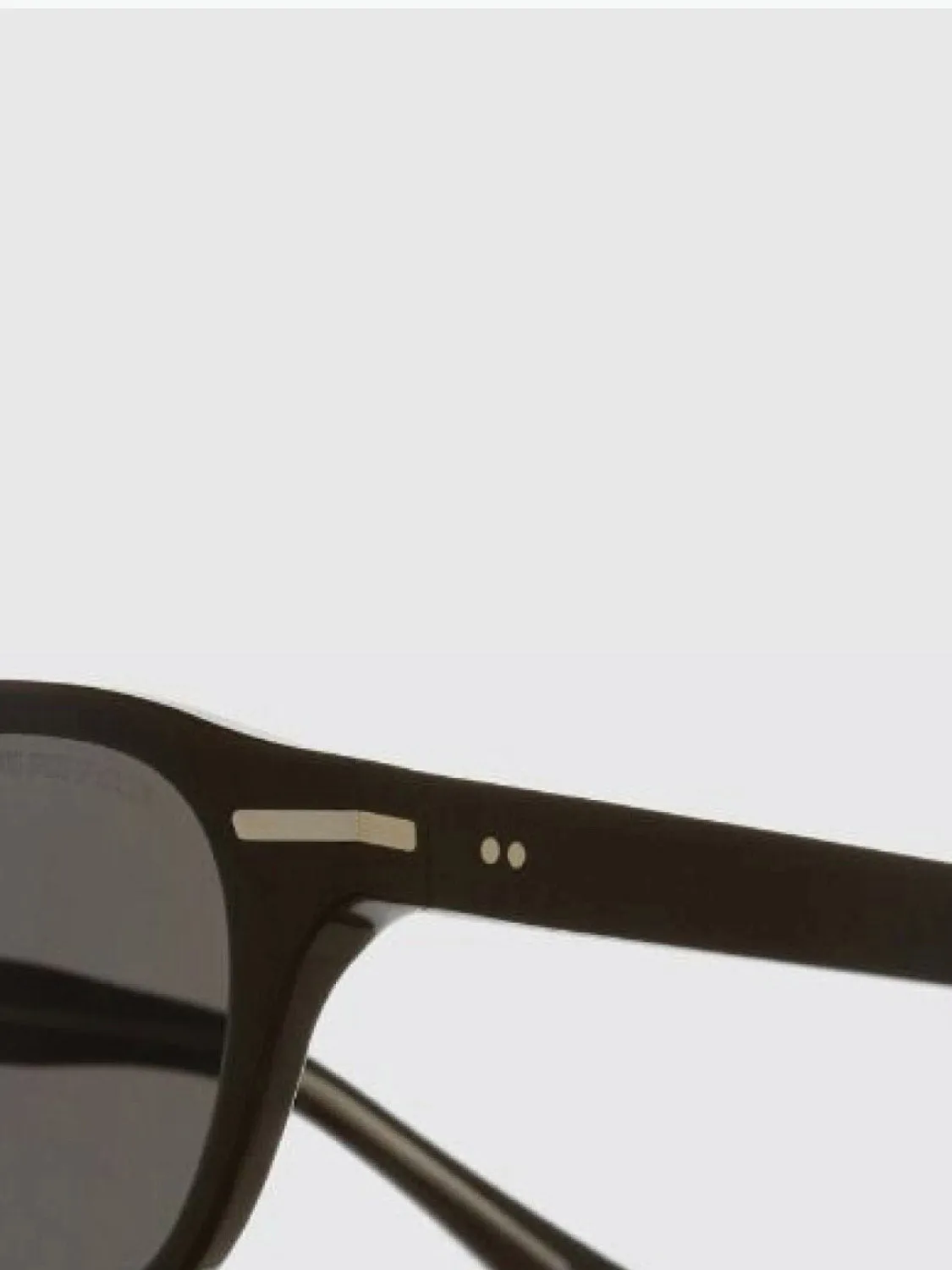 Cutler and Gross Round-Frame Black Taxi Acetate Sunglasses