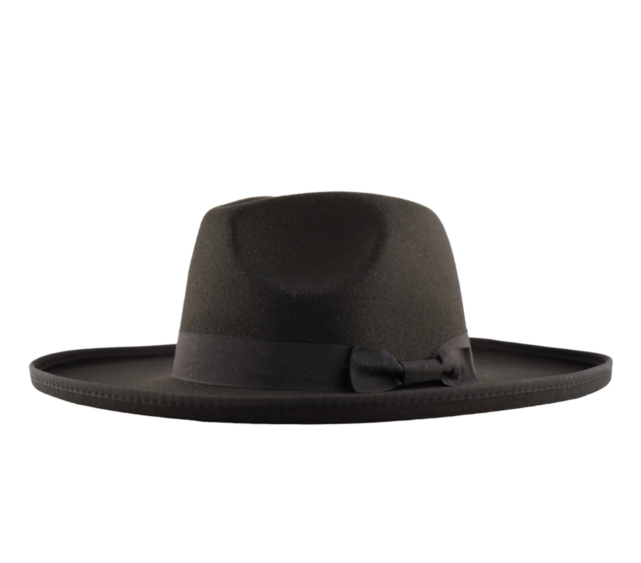 Dallas Pencil Brim Fedora - Black