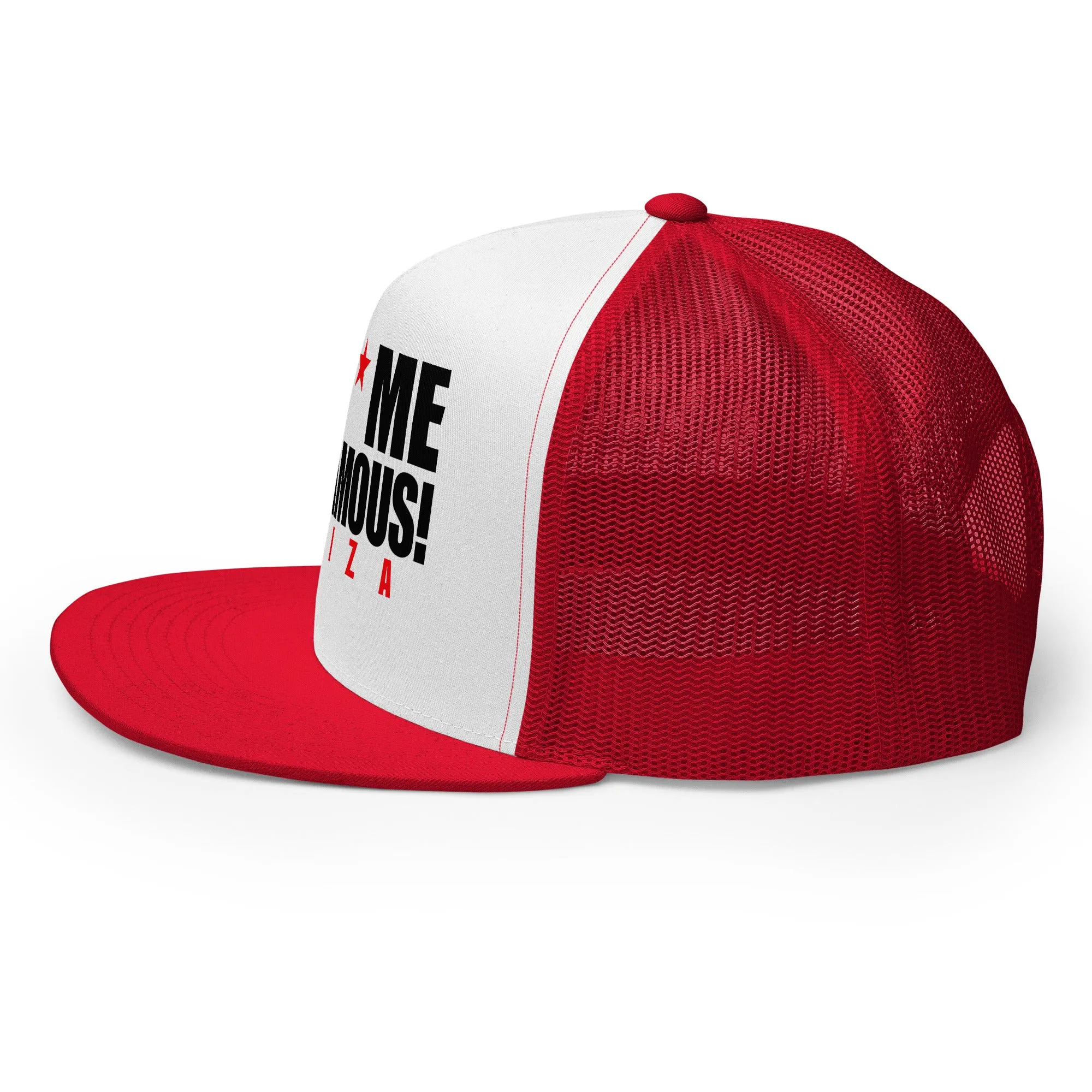 David Guetta F Me I'm Famous Ibiza Classic Logo Snapback Cap Red