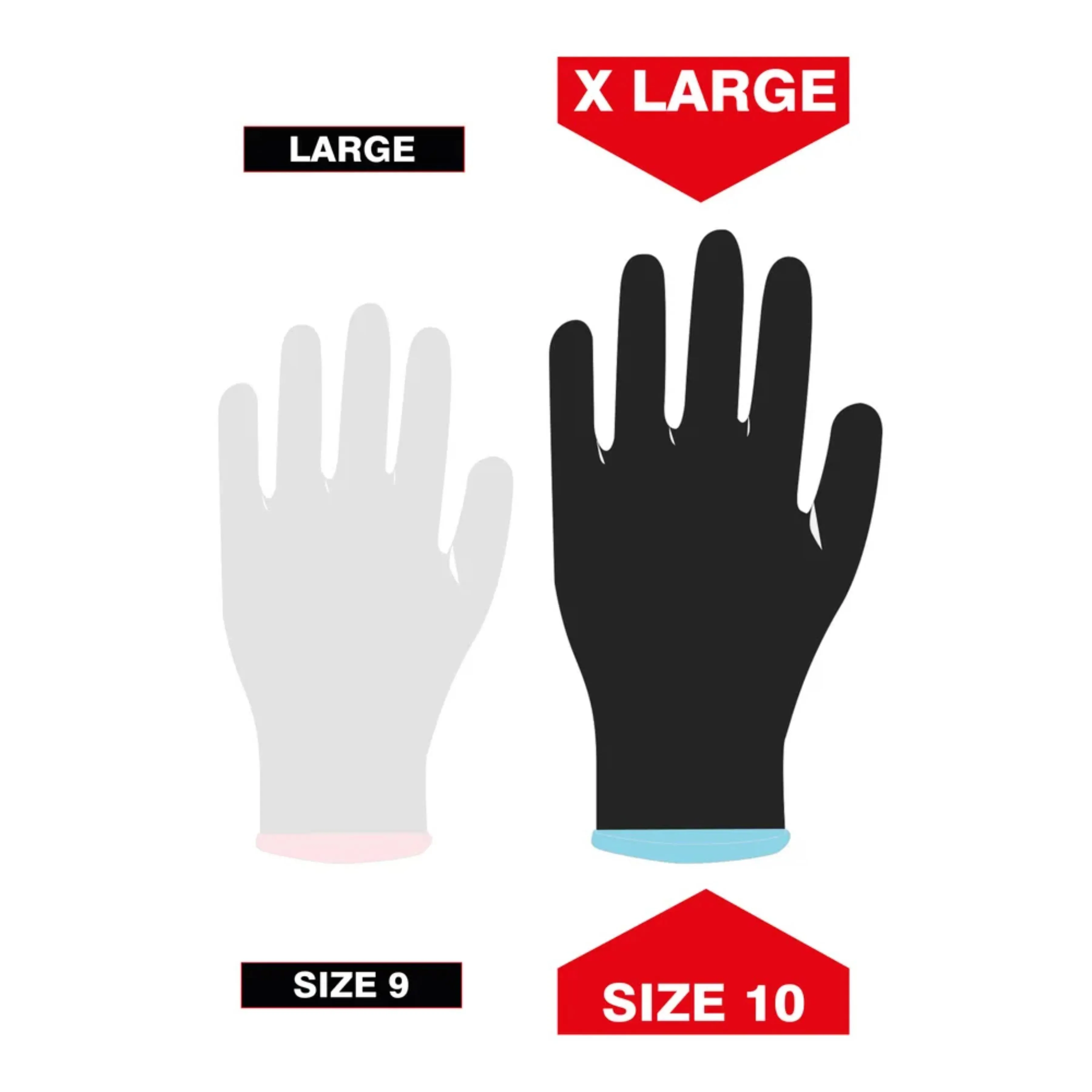 DEKTON Size 10/XL Heavy Duty Professional Grade Latex Coated Working Gloves