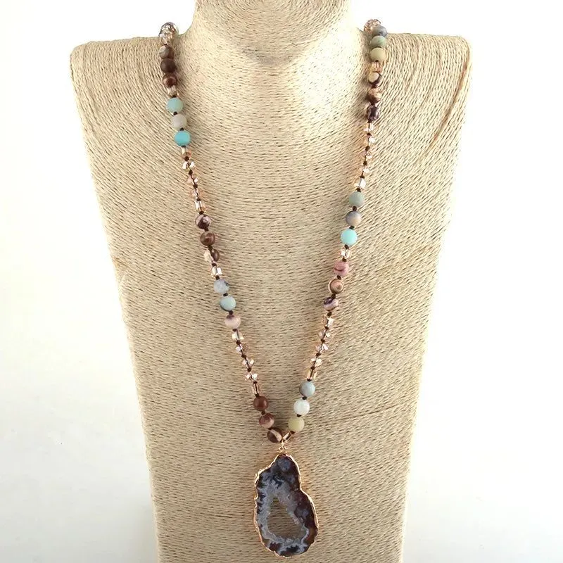 Druze Stone Necklaces collection