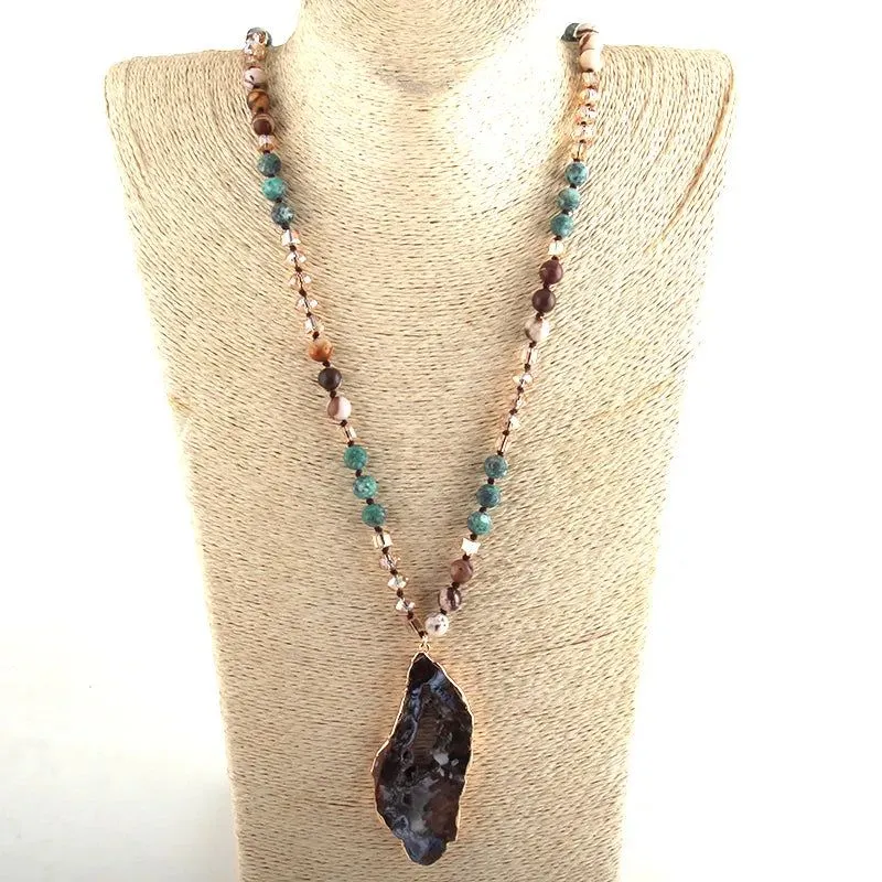 Druze Stone Necklaces collection