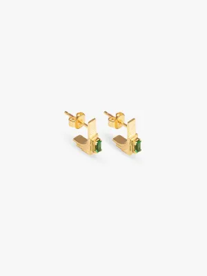 Earring Refined Brutalism Gold