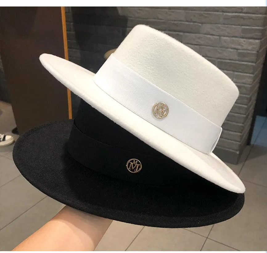 Elegant Fedora Hats for Women - Flat Top