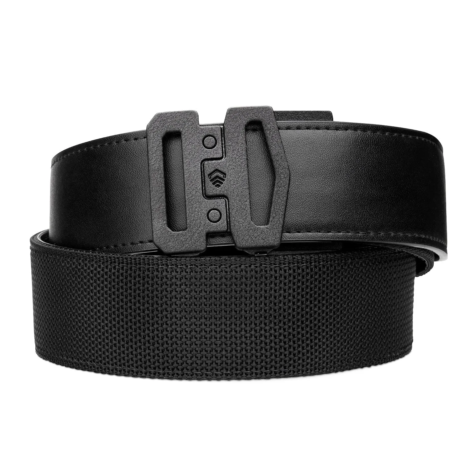 EXECUTIVE PROTECTION BLACK TACTICAL HYBRID OUTER BELT 1.75"