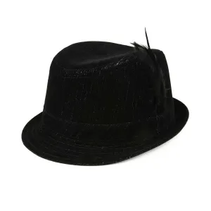 Fashion Denim Fedora Hat