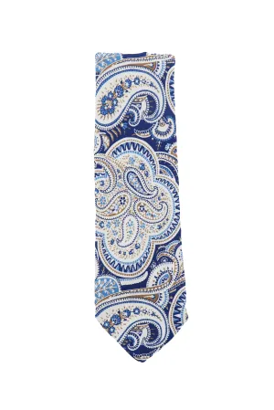 Finamore Napoli Blue Tie