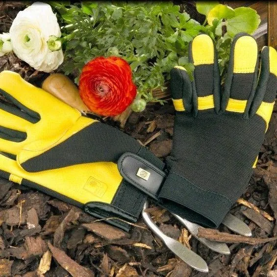 Gold Leaf Soft Touch Gardening Gloves