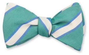 Green Dudley Stripes Bow Tie - B5449