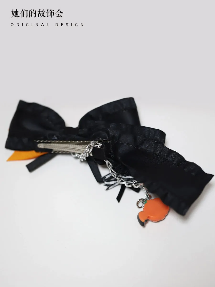 Halloween Pumpkin Bows