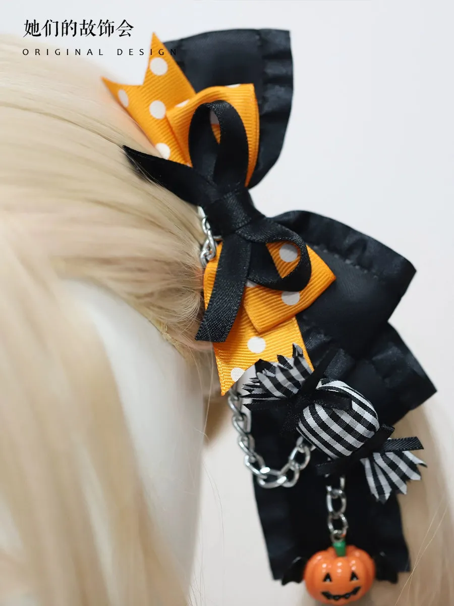 Halloween Pumpkin Bows