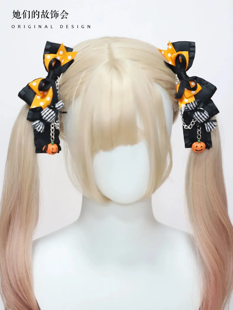 Halloween Pumpkin Bows