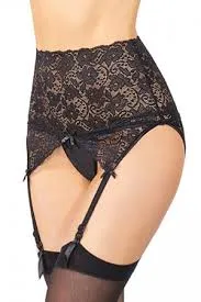 High Waisted Garterbelt One Size