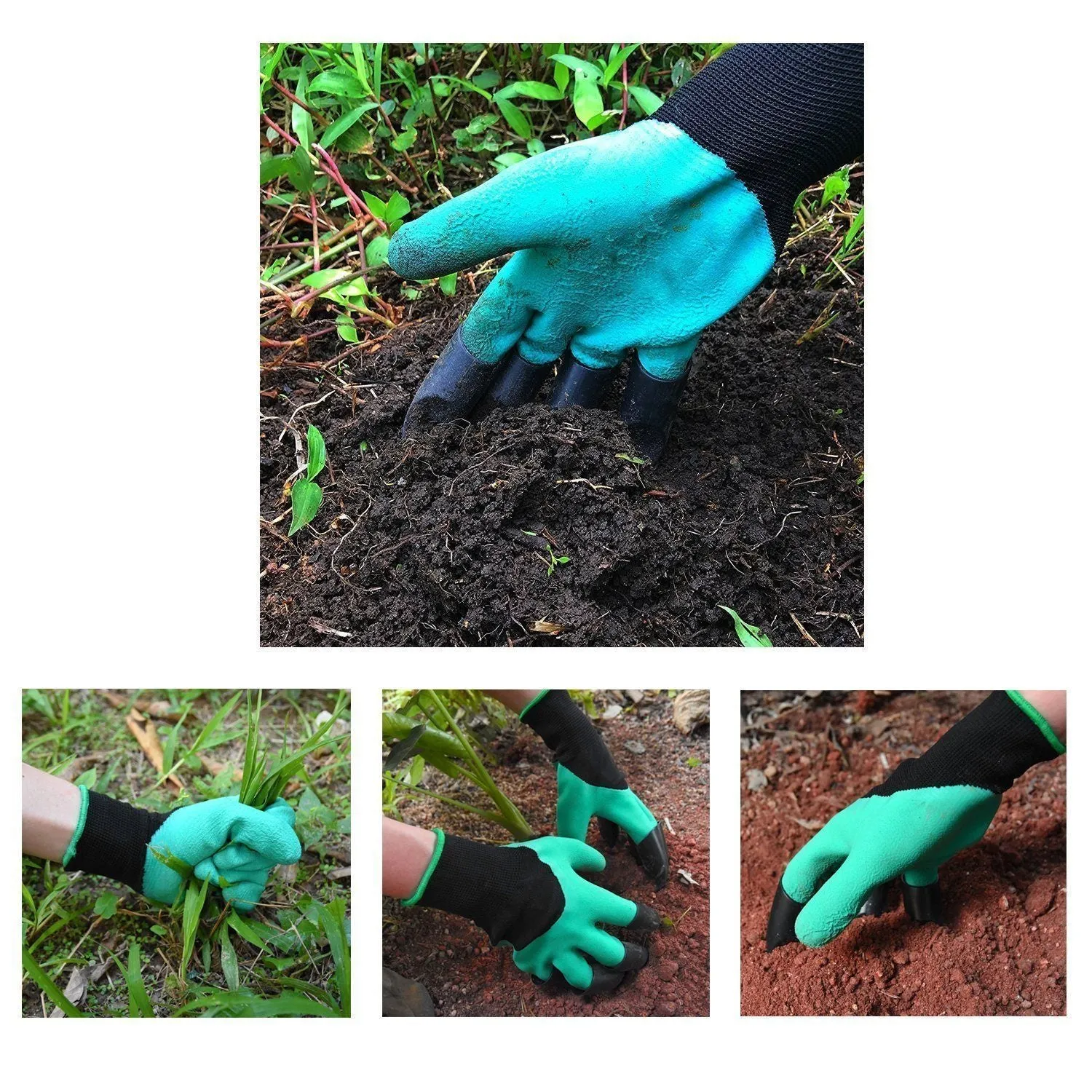 Hirundo Garden Genie Gloves with Claws on Right Hand