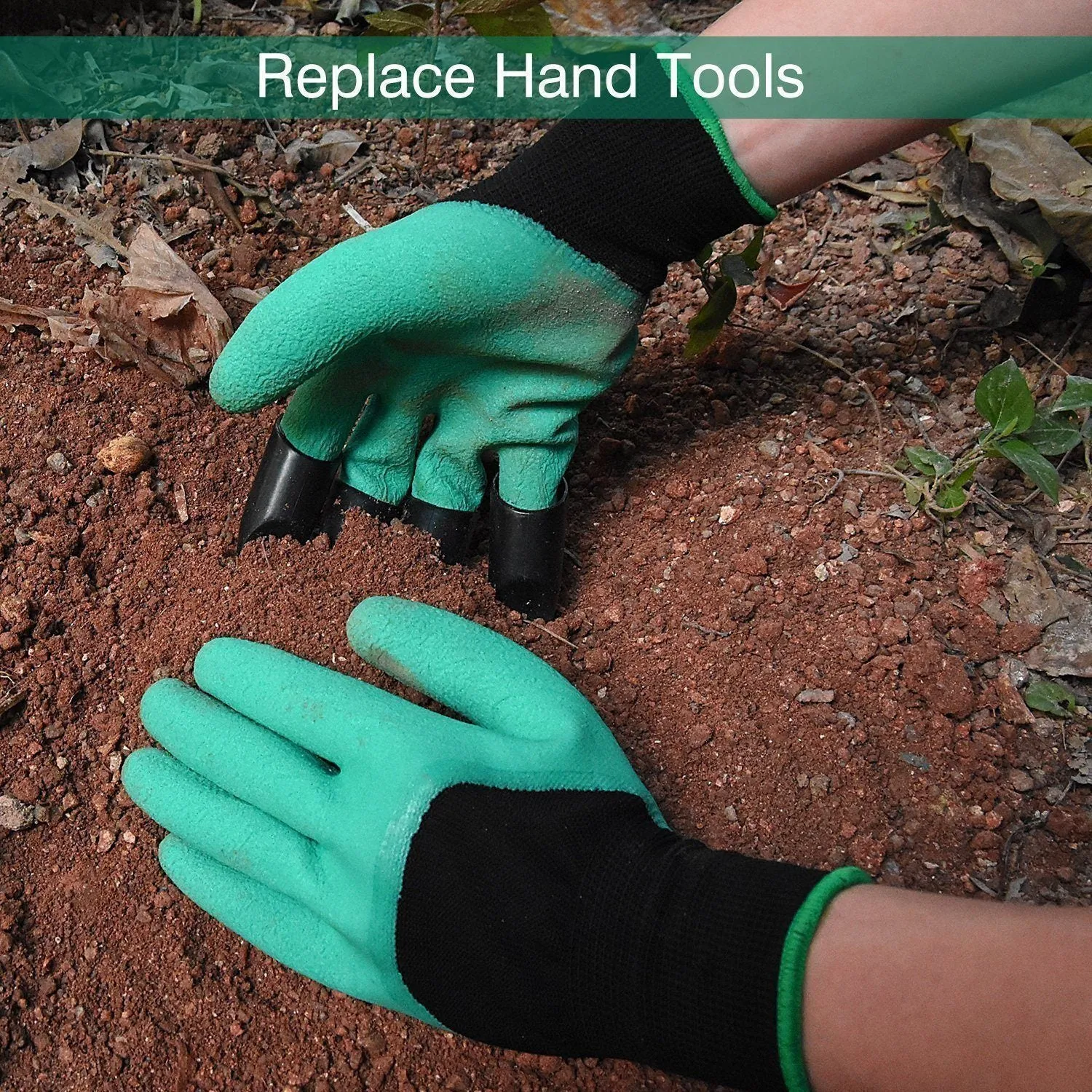 Hirundo Garden Genie Gloves with Claws on Right Hand