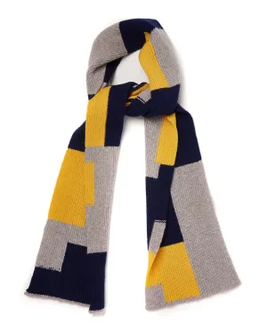 Intarsia Boro' Scarf