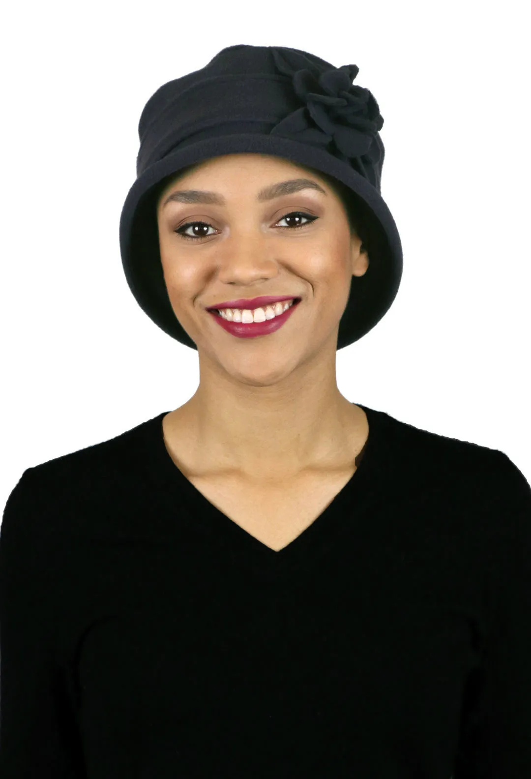 Lizzy Luxury Fleece Cloche Hat for Women Chemo Headwear Cancer Head Coverings