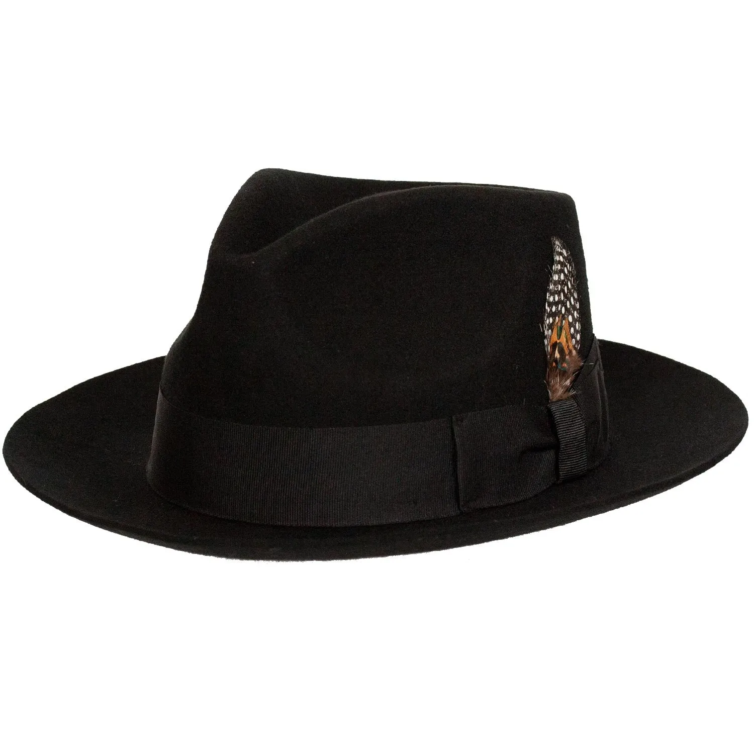 Louie Teardrop Wool Fedora by 9th Street Hats