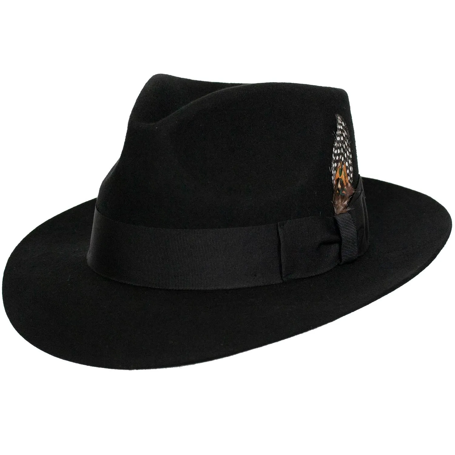 Louie Teardrop Wool Fedora by 9th Street Hats