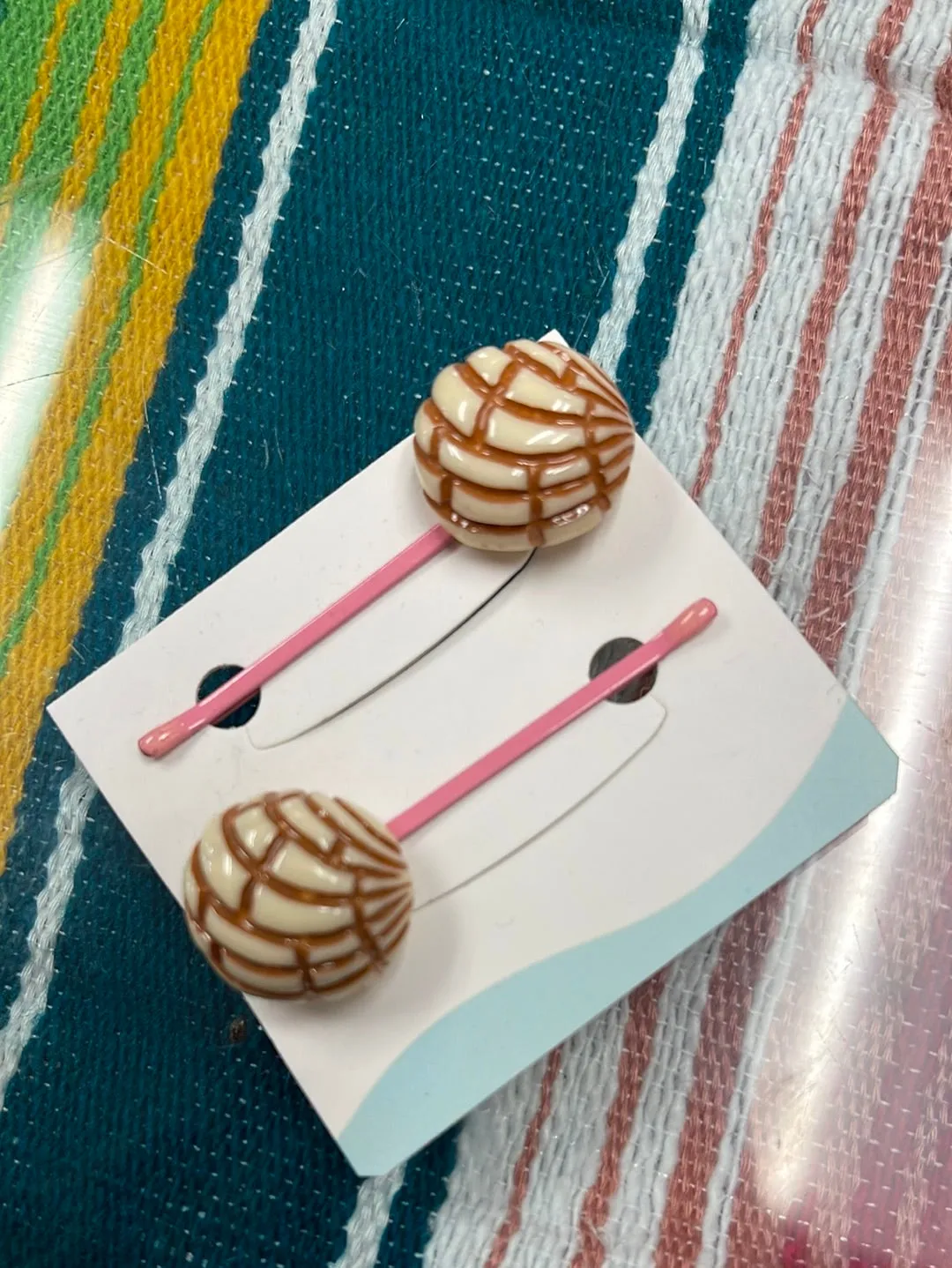 Mexican Sweet Bread Hair Clips