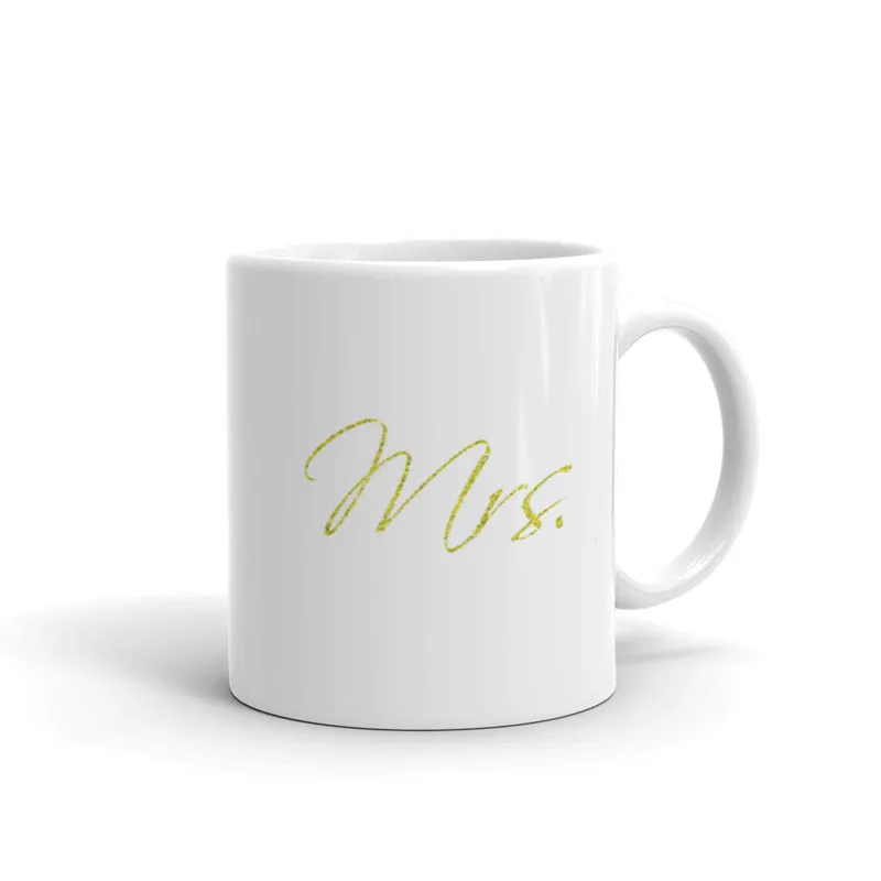 Mrs Gold Insignia Mug