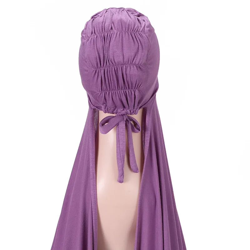 MSL283  Wholesale of Modal Material Headband Set with Bottom Hat Integrated Scarves and Shaves