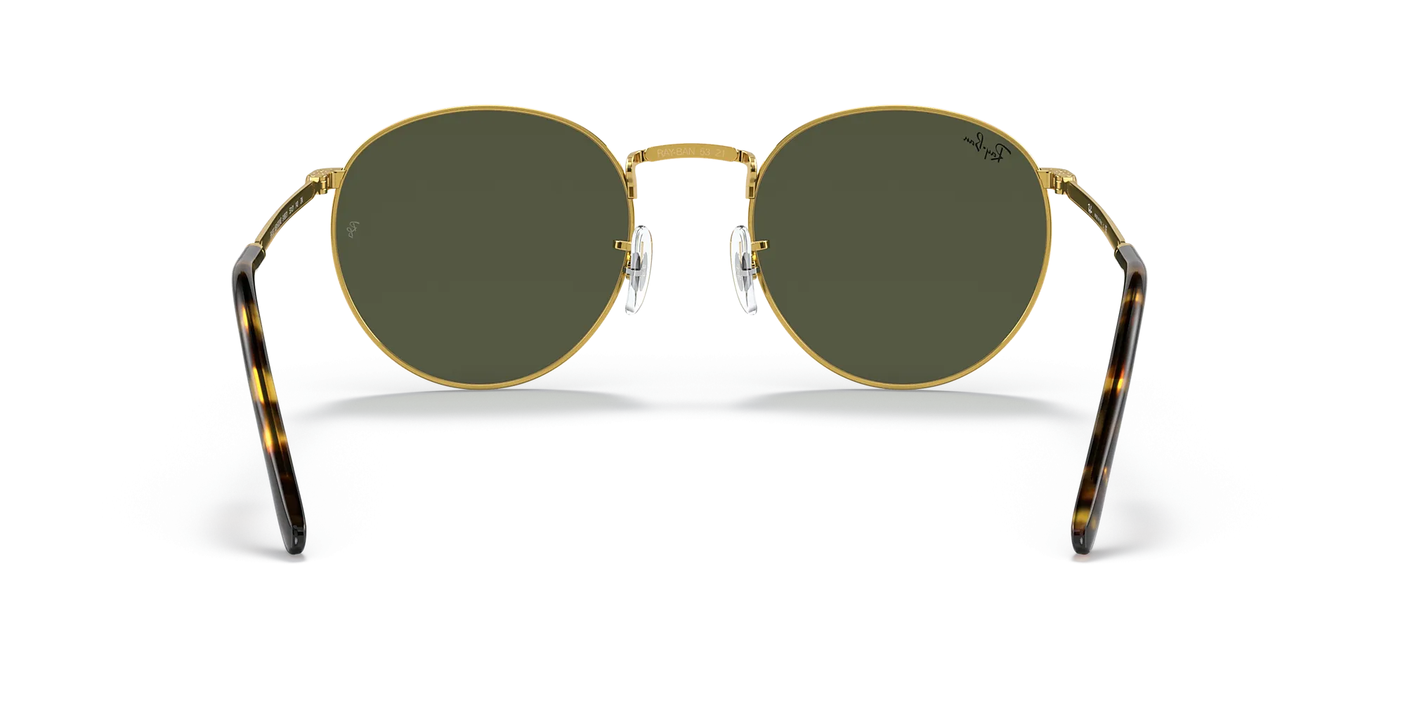 New Gold Round Metal Ray-Bans