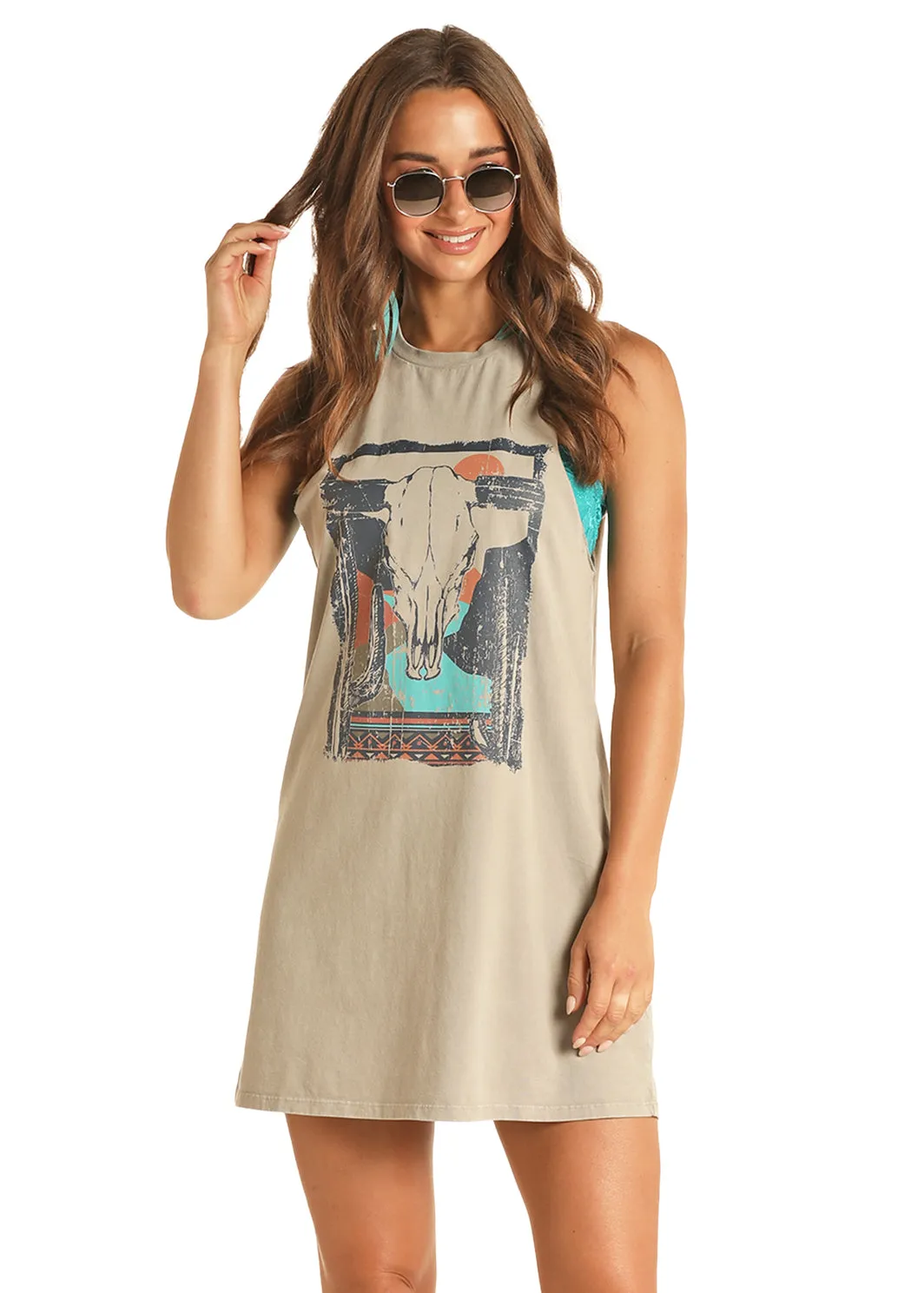 Outlaw Nation Tank Top Shirt Dress