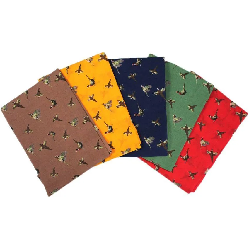 Pheasant Handkerchiefs