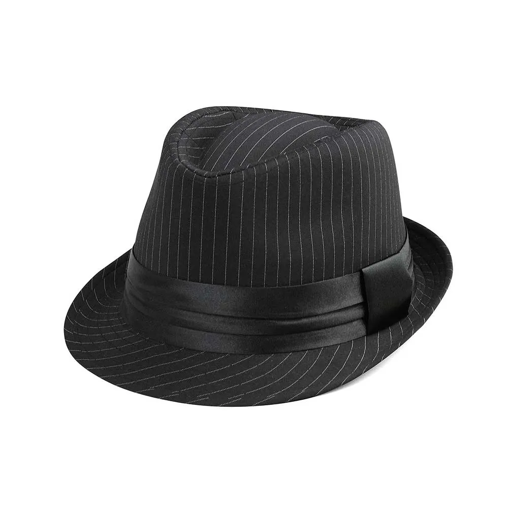 Pinstripe Fedora Hat